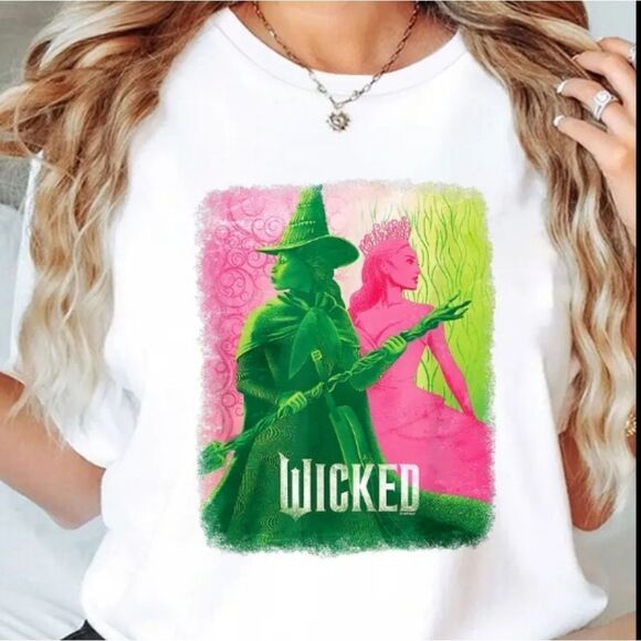 Wicked Graphic Tee - White sz Small - Picture 1 of 4